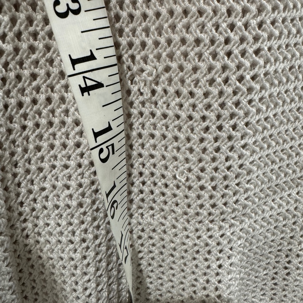 Rag & Bone Elizabeth Open Knit V Neck White Black Contrast Sweater Size Small - Picture 8 of 16